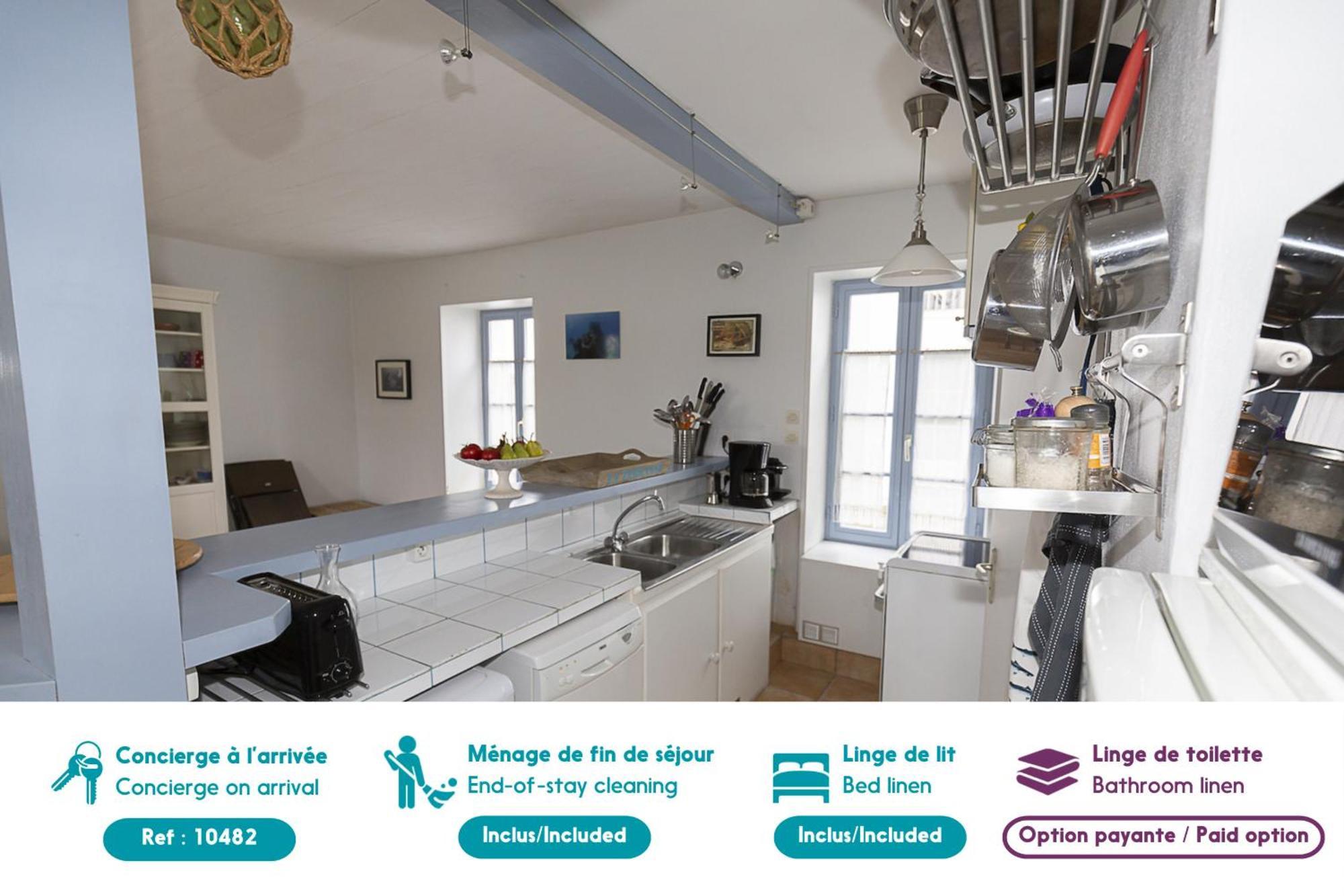 350M De La Mer - Maison Pour 6 Ile d'Yeu ภายนอก รูปภาพ
